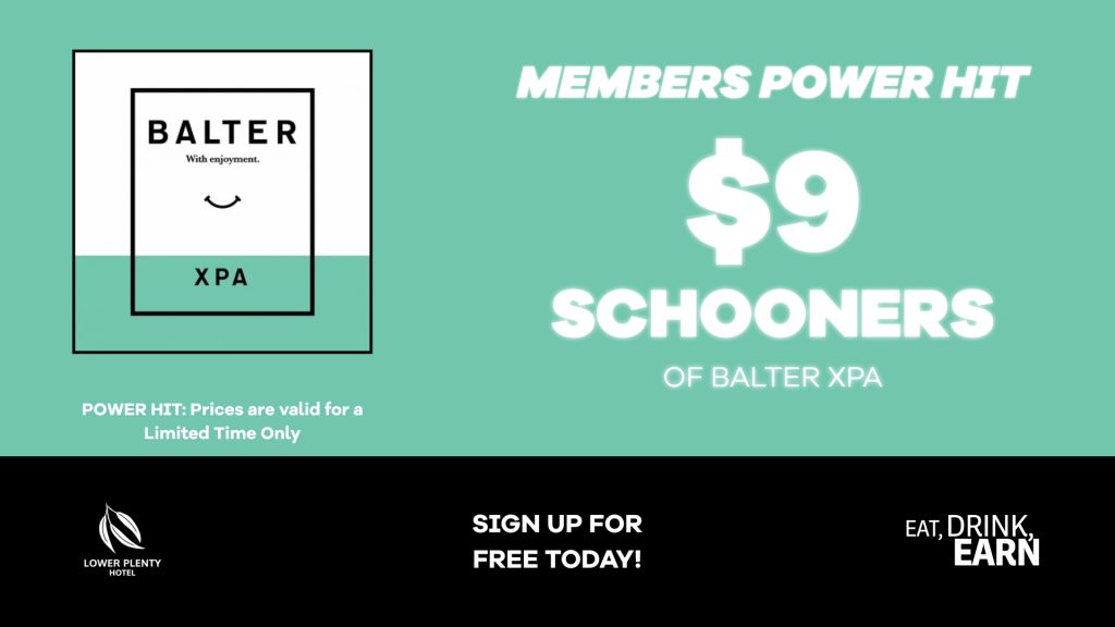 JulAug Members Power Hit Lower Plenty Hotel